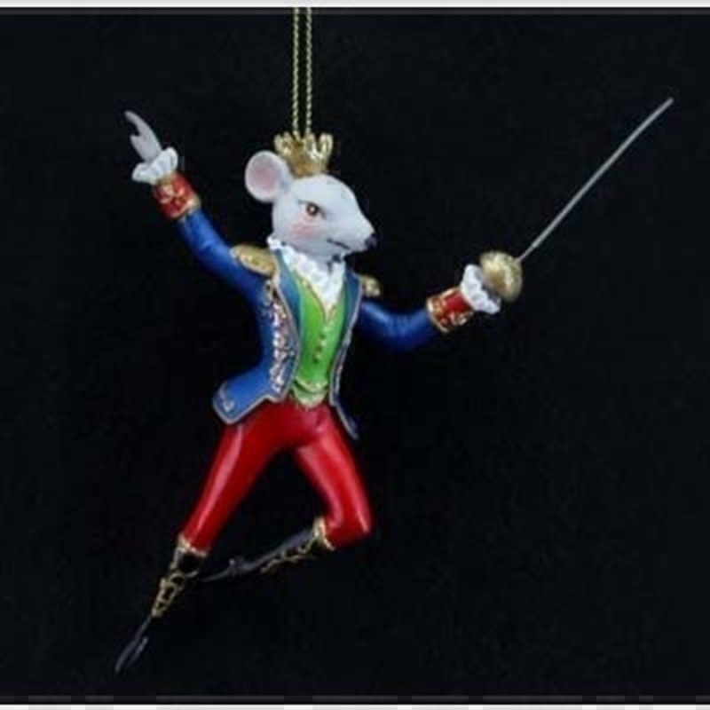 Nutcracker King Rat Tree Decoration by Gisela Graham